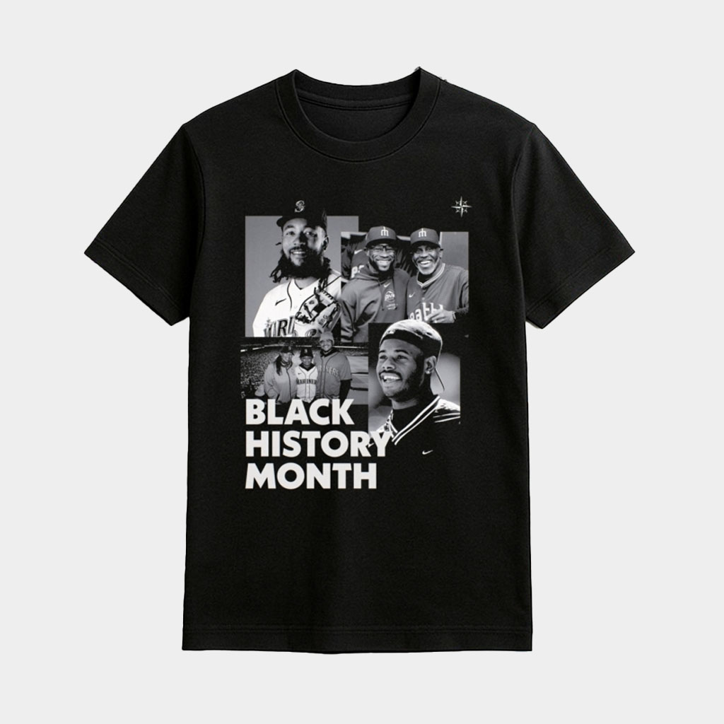 Seattle Mariners Ken Griffey Jr Black History Month Shirt Seattle Mariners Merch Baseball Gifts