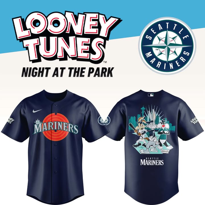 Seattle Mariners Looney Tunes Night Jersey Gift For Baseball Lover