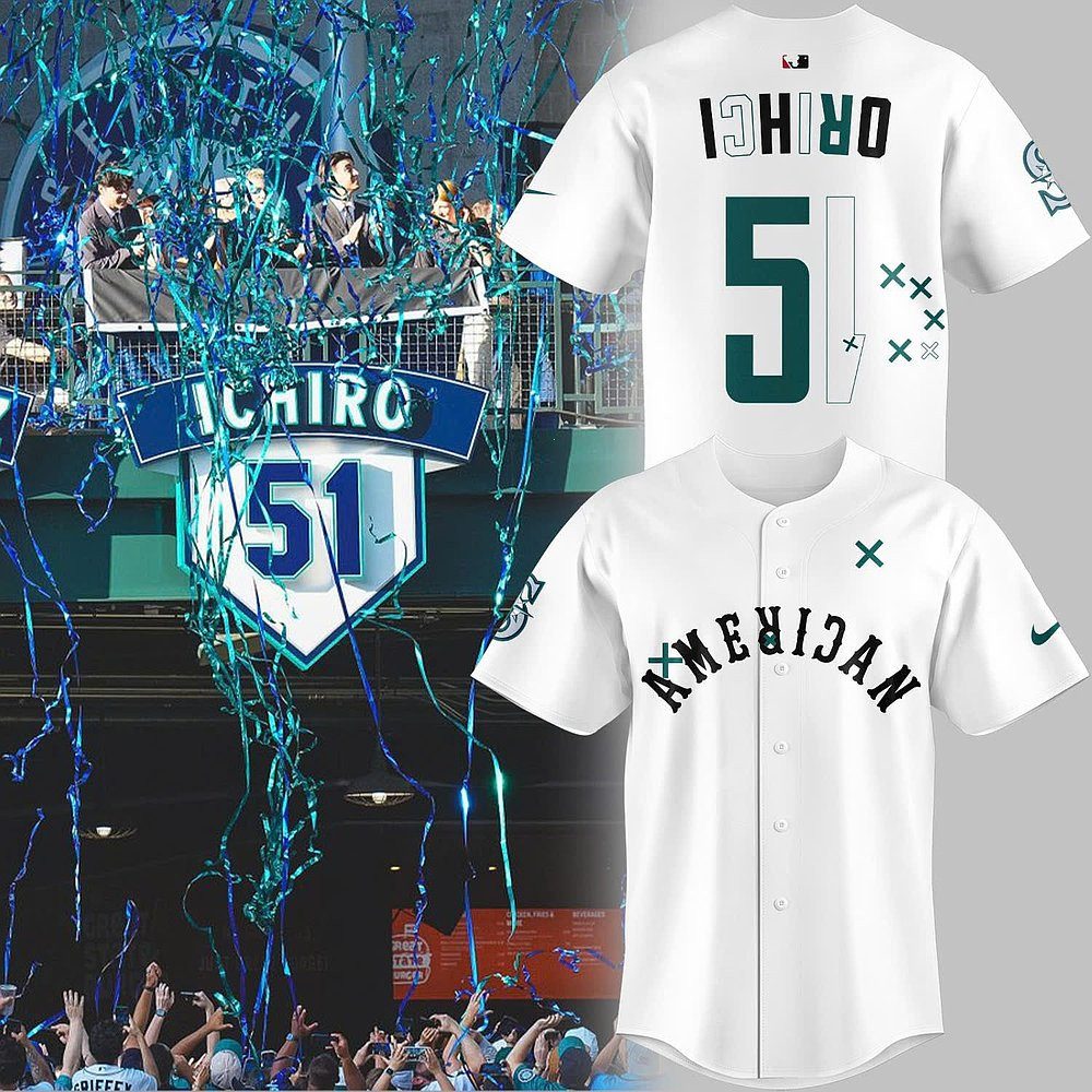 Seattle Mariners New Ichiro Suzuki Jersey Perfect Gift For Baseball Fans