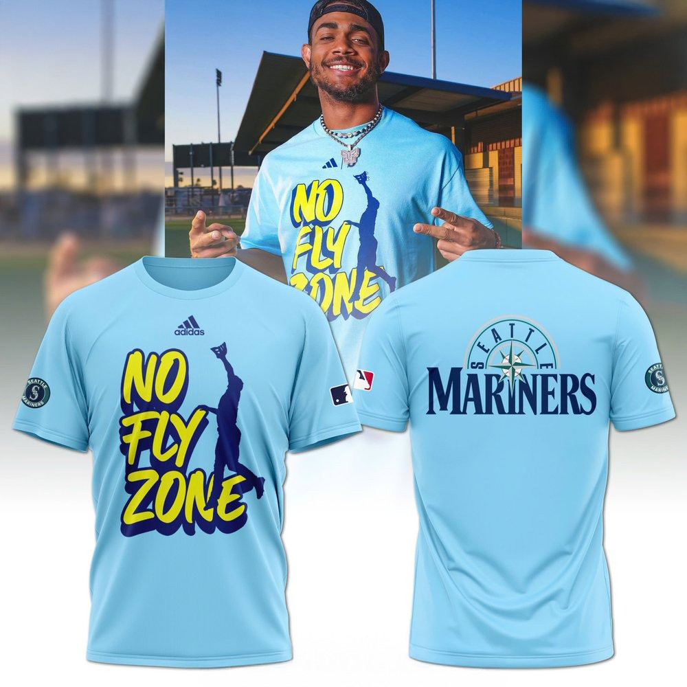 Seattle Mariners No Fly Zone Special Edition T-Shirt Baseball Player Gift Ideas