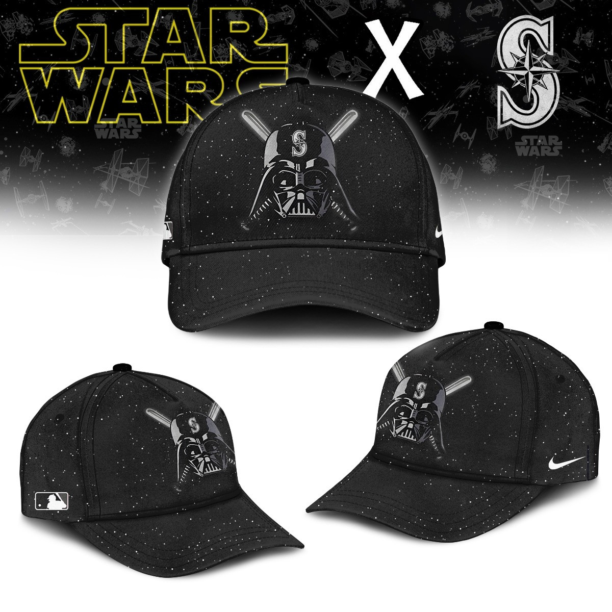 Seattle Mariners Star Wars Hat Presents For Baseball Lovers