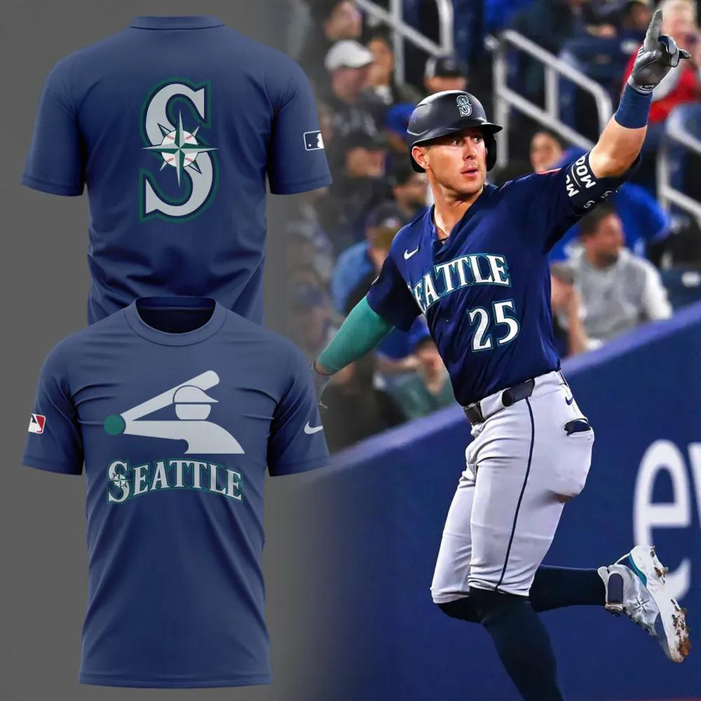 Seattle Mariners Stickman Limited Edition Mariners Merch T-Shirt Mariners Merch Gift Ideas For Baseball Players