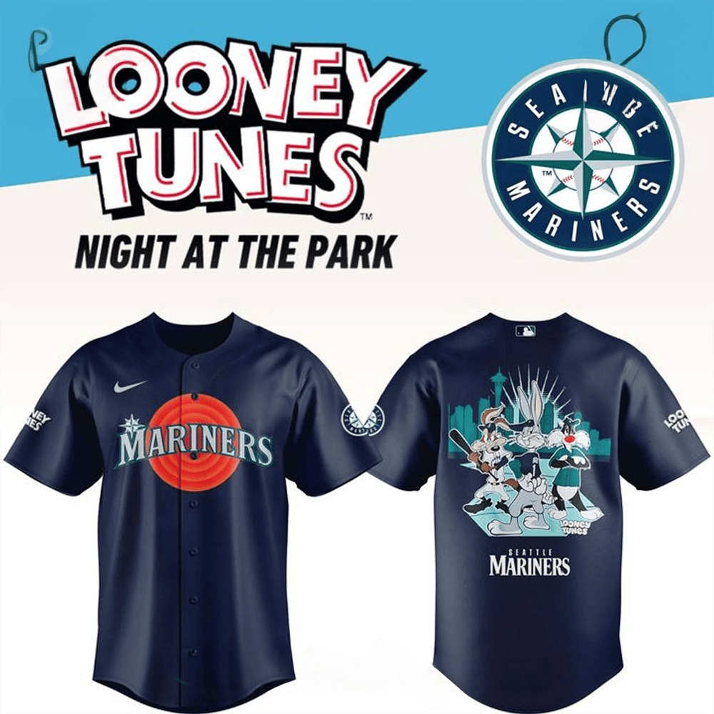 Seattle Mariners x Looney Tunes Night Special Baseball Jersey Unique Shirt For Sport Fans