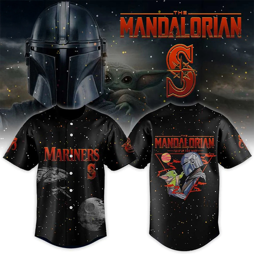 Seattle Mariners x Mandalorian And Grogu 2026 Jersey Seattle Mariners Clothes Best Gift For Fans