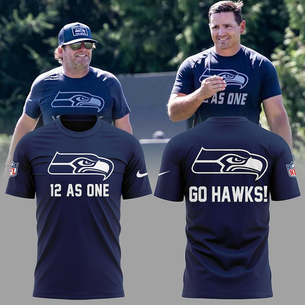 Seattle Seahawks 12 AS One Go Hawks T-Shirt Best Gift For Football Supporters