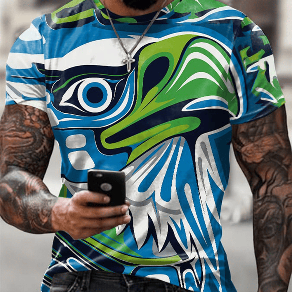 Seattle Seahawks Art T-Shirt Game Day Football Clothes Seattle Seahawks Lover Gifts