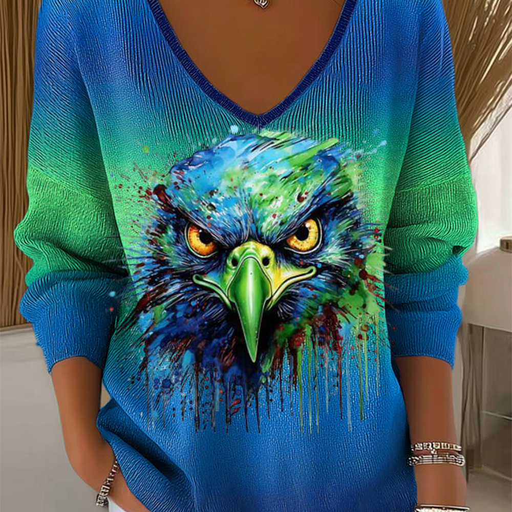 Seattle Seahawks Football V-Neck Long Sleeve Shirt Football Merch The 12s Fan Gear