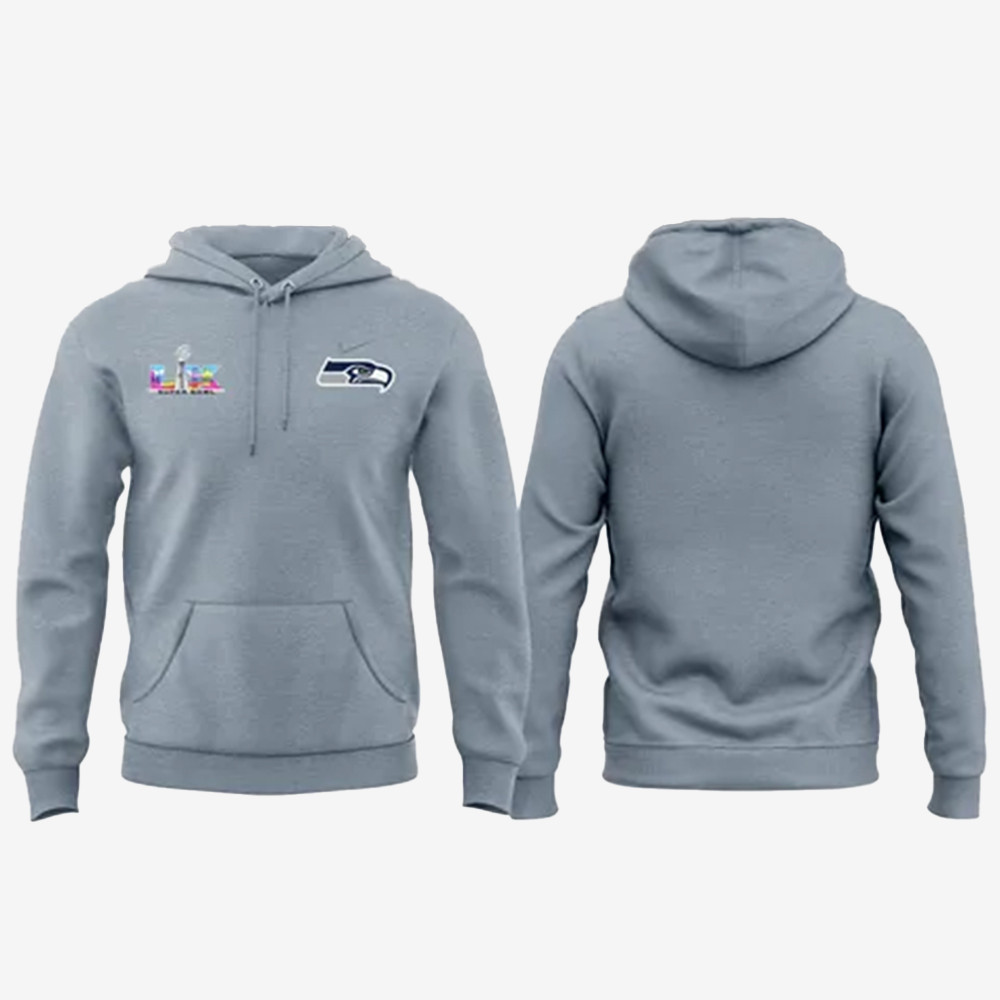 Seattle Seahawks Game Day Hoodie Super Bowl LX Seattle Seahawks Football Clothing Line