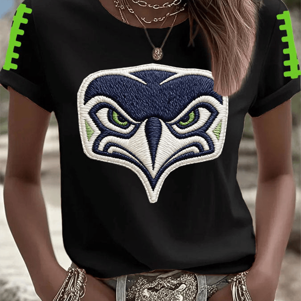 Seattle Seahawks Go Hawks T-Shirt Seattle Seahawks Clothes Gift For Girlfriend