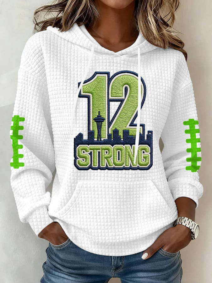 Seattle Seahawks Merch 12 Strong Hoodie The 12s Football Fan Gears