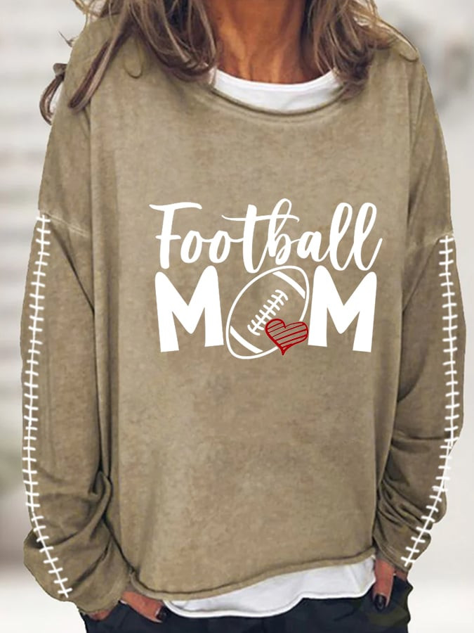 Seattle Seahawks Merch Football Mom Sweatshirt Game Day Clothing Gift Ideas For Her