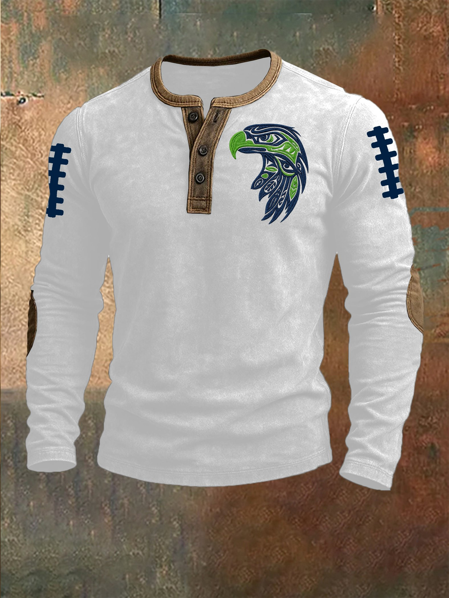 Seattle Seahawks Merch Game Day Button Long Sleeve Shirt Game Day Clothing The 12s Presents