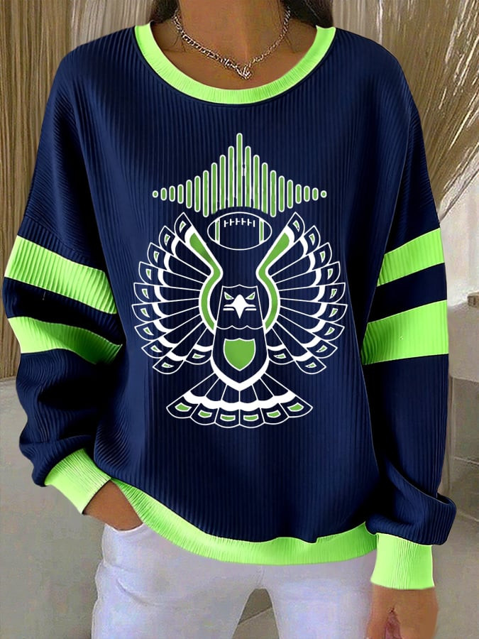Seattle Seahawks Merch Game Day Sweatshirt Football Game Day Clothing Gifts For Wife
