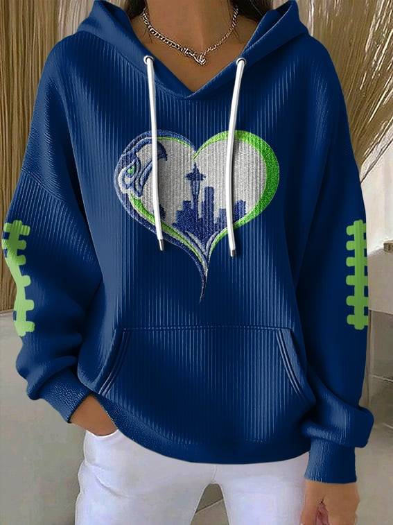 Seattle Seahawks Merch Hoodie Game Day Football Apparel Best Gifts For Enthusiasts