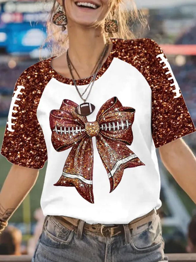 Seattle Seahawks Merch Ribbon Pattern T-Shirt Game Day Football Clothes Gift Ideas