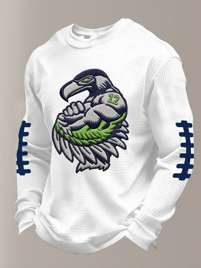 Seattle Seahawks Merch Seahawk Mascot Long Sleeve Shirt Game Day Clothing Gifts