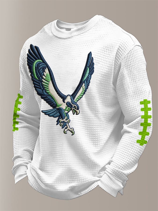 Seattle Seahawks Merch Seahawk Mascot Long Sleeve Shirt Game Day Clothing The 12s Gifts
