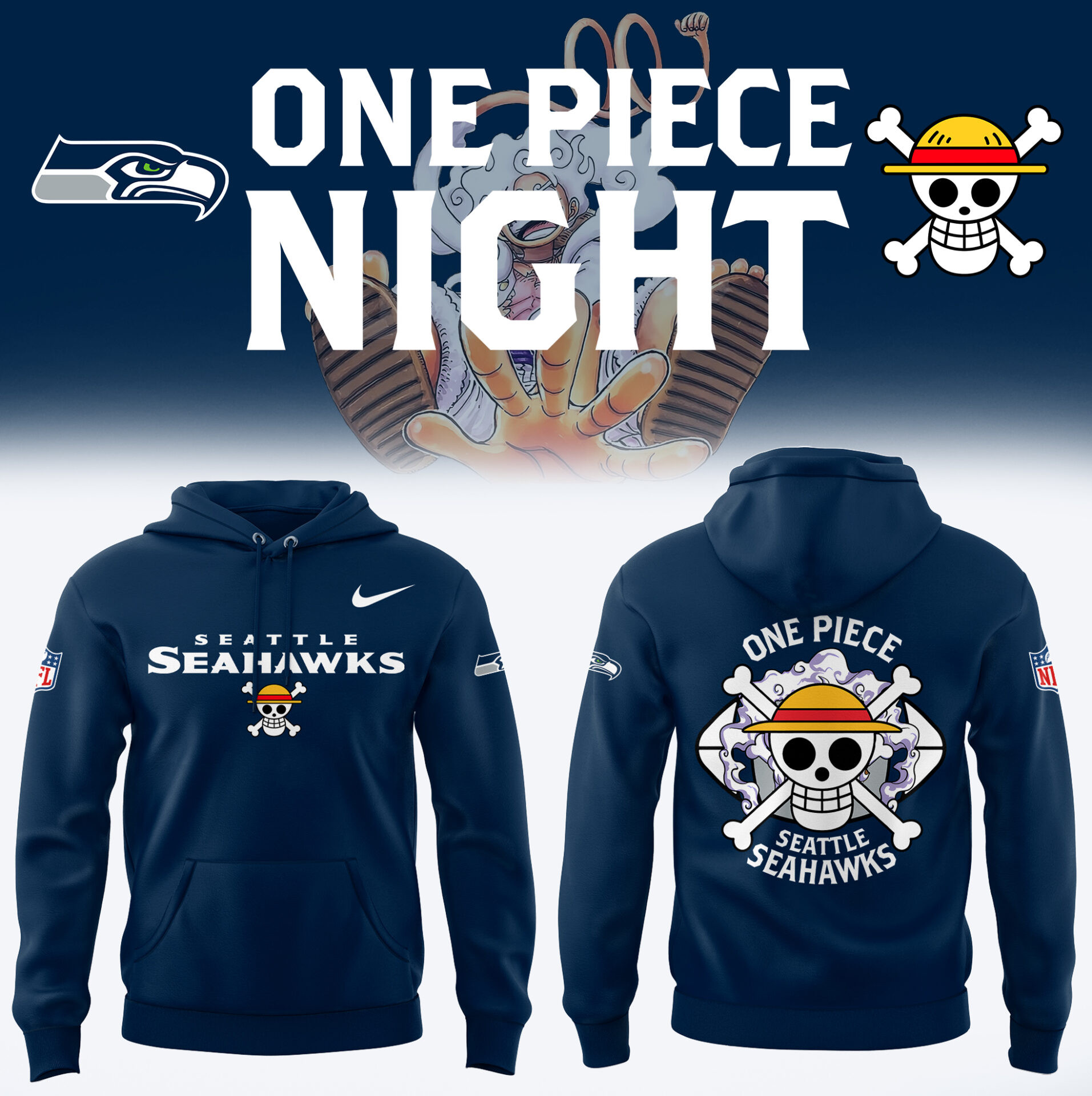Seattle Seahawks One Piece Hoodie Limited Edition Best Gift For Football Fans