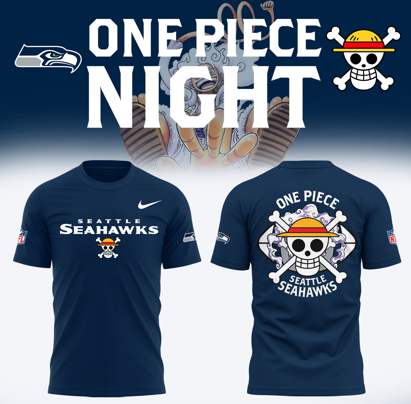Seattle Seahawks One Piece T-Shirt Limited Edition Best Gift For Football Fans
