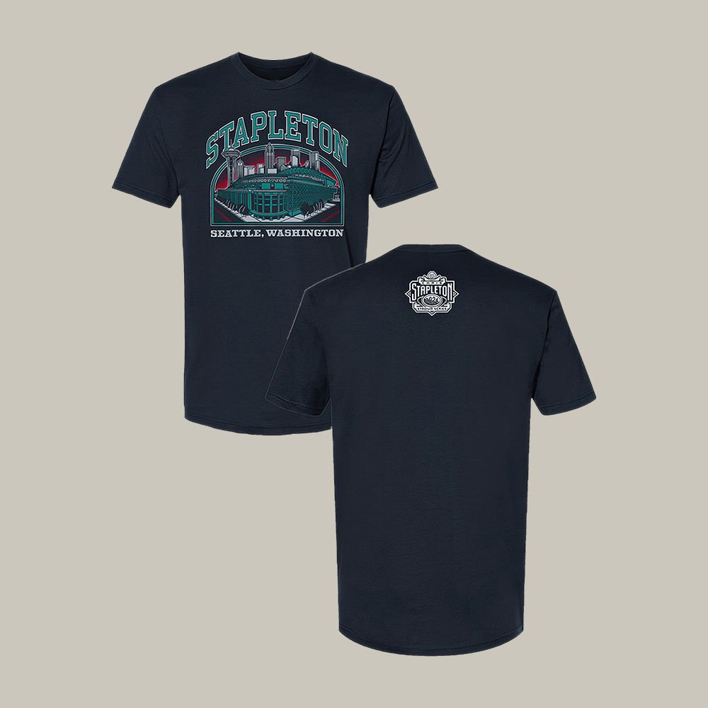 Seattle Stadium Series T-Shirt Chris Stapleton Merch Present Idea For Fans