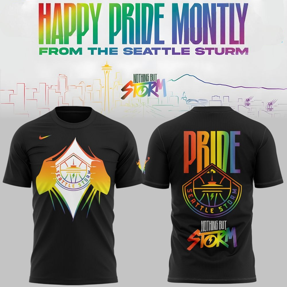 Seattle Storm Celebrating Pride Month Expresses Freedom 2025 Shirt Basketball Fan Gift Ideas