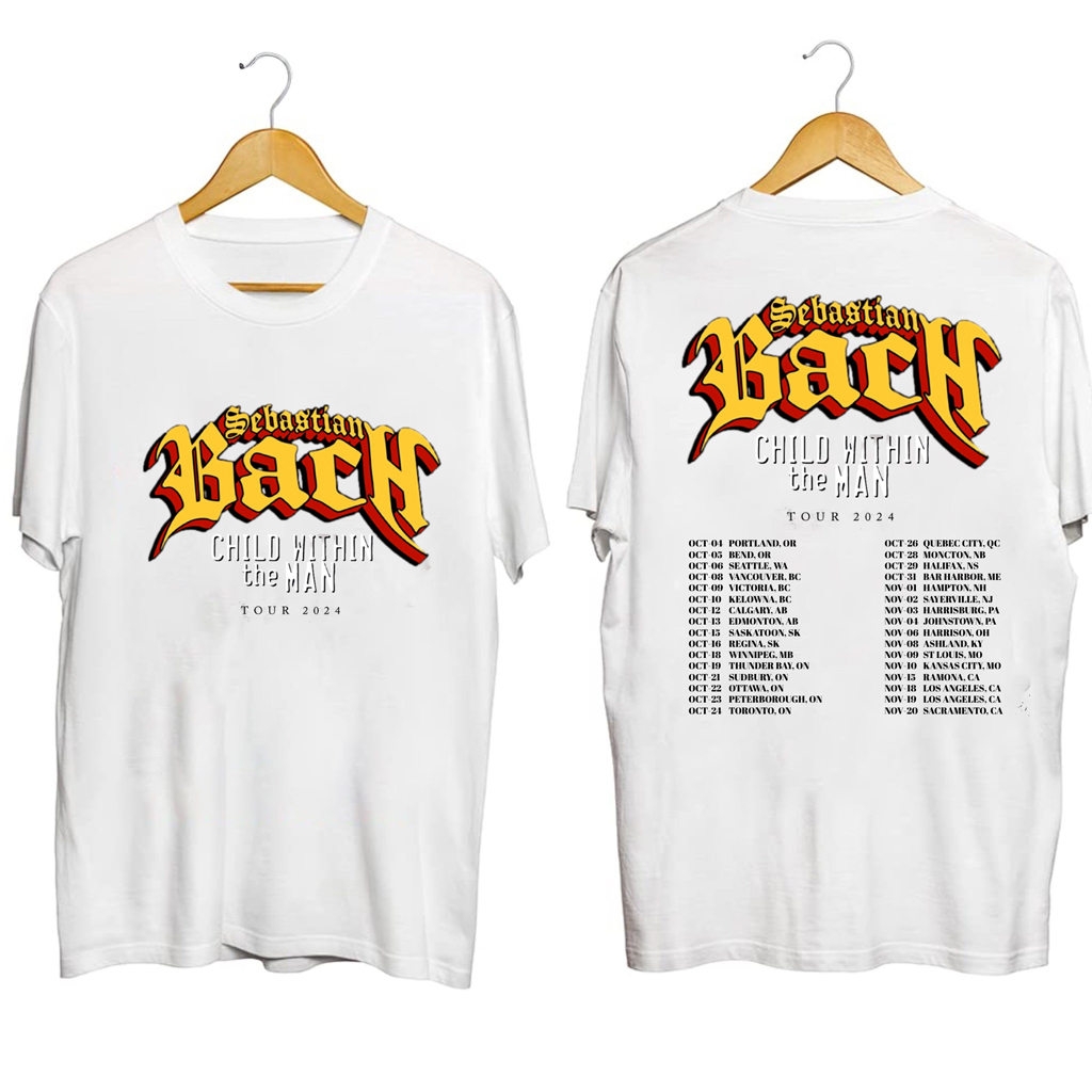 Sebastian Bach Tour 2024 Shirt Sebastian Bach Merch Present For Husband