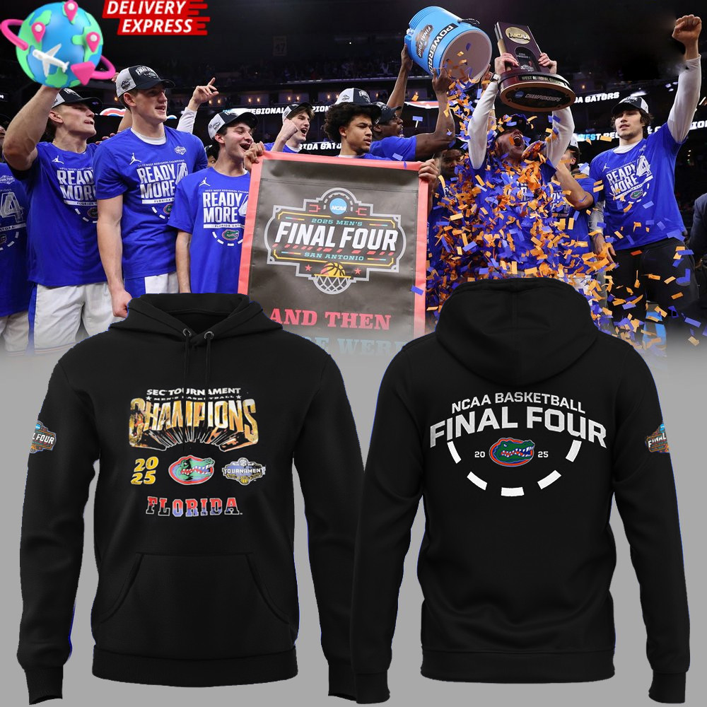 SEC Tournament Florida Gators Men's Basketball Champions Hoodie Basketball Fan Gift Ideas