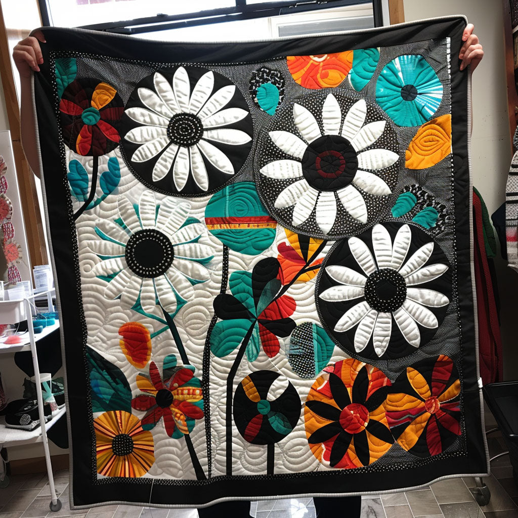 Secret Garden Blooms Quilted Blanket Best Gifts For Flower Lovers