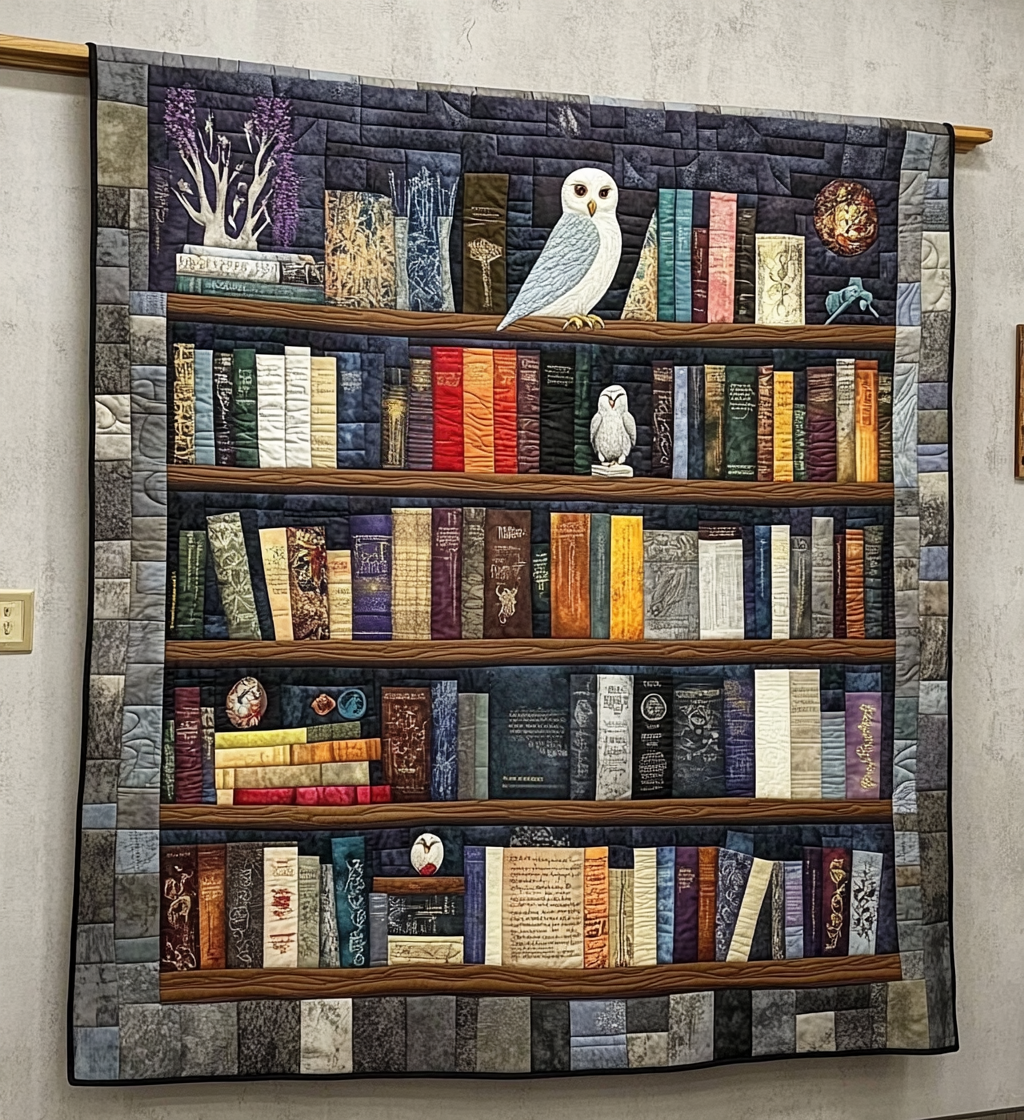 Secret Library Quilted Blanket Cute Blankets For Bed