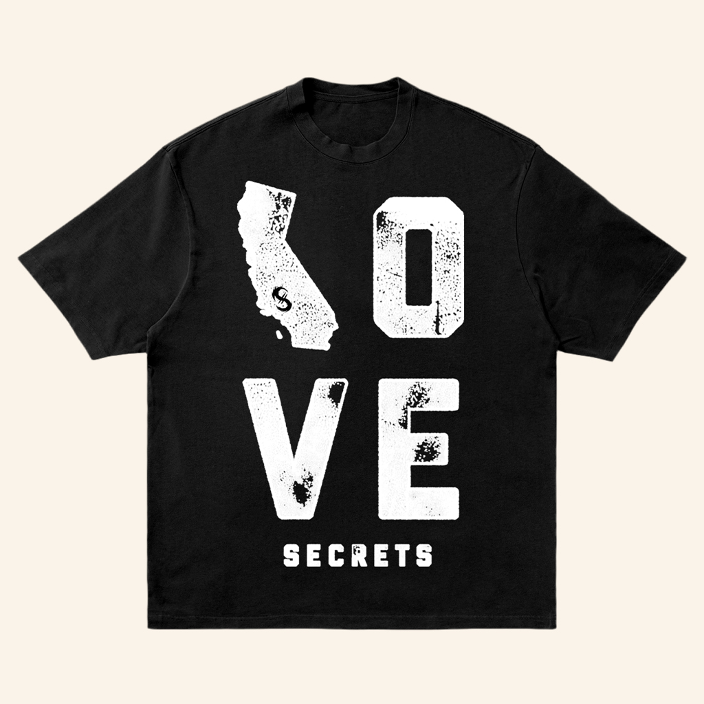 Secrets Merch Secrets Cali Love Black T-Shirt Best Gifts For Music Lovers
