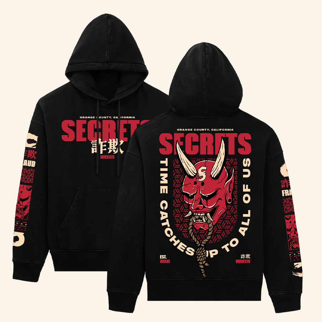 Secrets Merch Secrets Devil Black Hoodie Unique Gifts For Music Lovers
