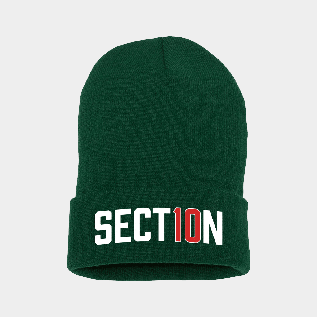 Section 10 Merch Classic Green Beanie Section 10 Hat Birthday Presents For Friends-1 Section 10 Merch Classic Green Beanie Section 10 Hat Birthday Presents For Friends-1
