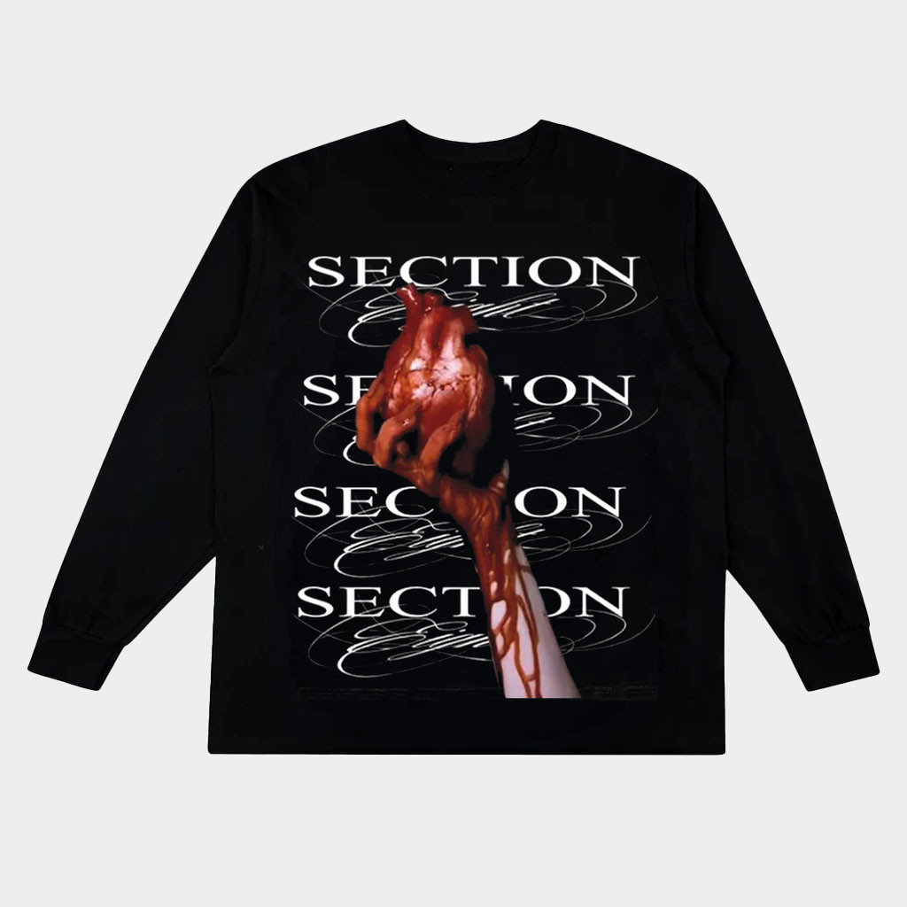 Section 8 Merch Rip Your Heart Out Long Sleeve T-Shirt Section Shirt Best Gifts For BFF-1 Section 8 Merch Rip Your Heart Out Long Sleeve T-Shirt Section Shirt Best Gifts For BFF-1