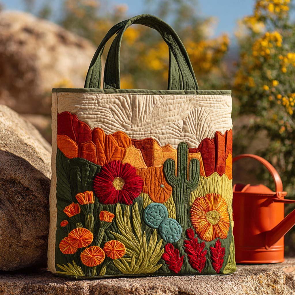 Sedona Rust Quilted Tote Bag Luxury Gifts For Cat Lovers