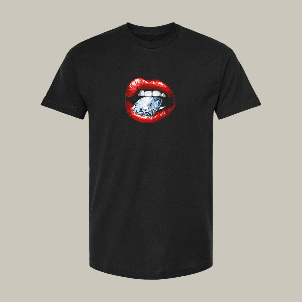 Seductive Lip Graphic T-Shirt Gabe Farrell Productions Clothes Best Gift For Girlfriend