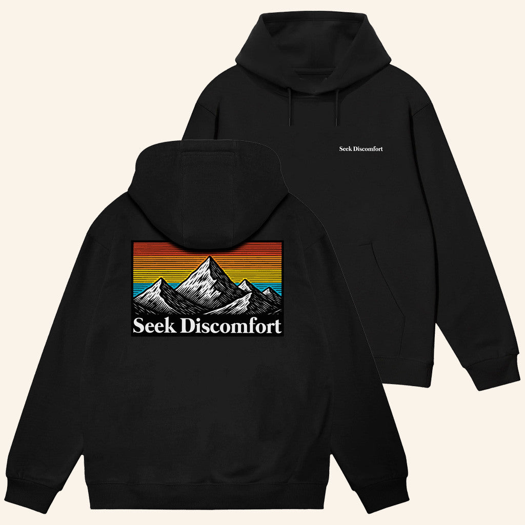 Seek Discomfort Merch Climb High Hoodie Best Gifts For Dad Seek Discomfort Merch Climb High Hoodie Best Gifts For Dad