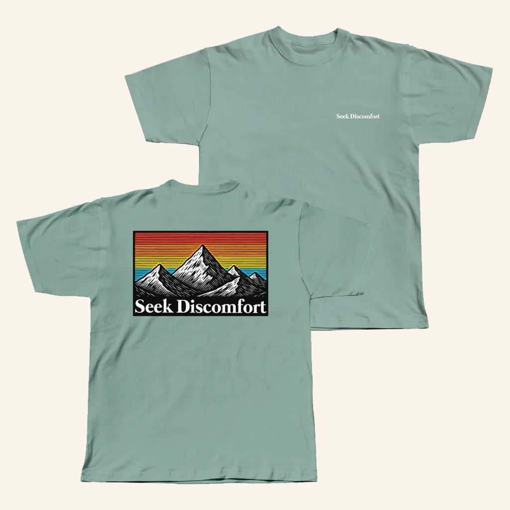 Seek Discomfort Merch Climb High T-Shirt Best Gifts For Mom Seek Discomfort Merch Climb High T-Shirt Best Gifts For Mom