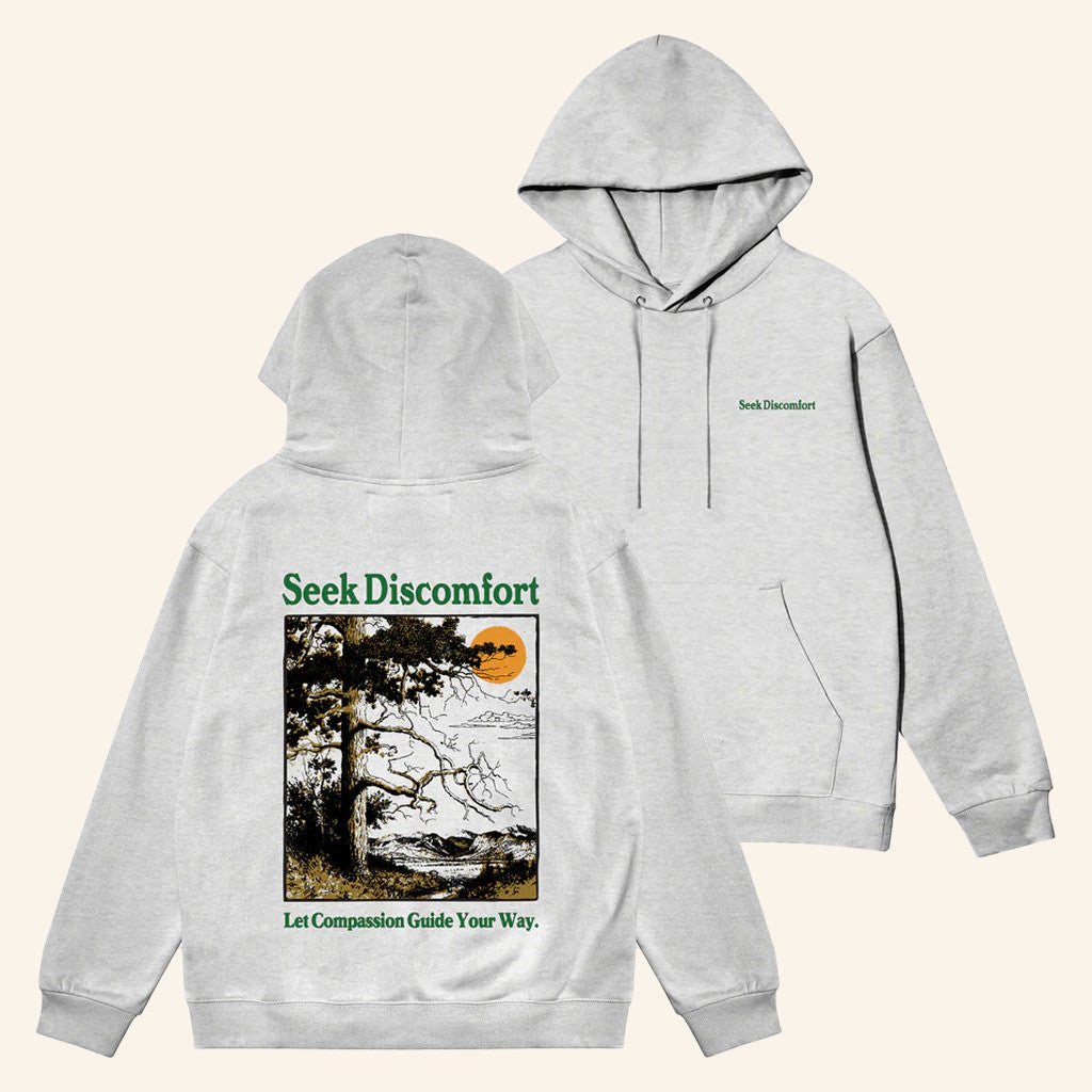 Seek Discomfort Merch Guided By Nature Hoodie Gifts For Dudes Seek Discomfort Merch Guided By Nature Hoodie Gifts For Dudes