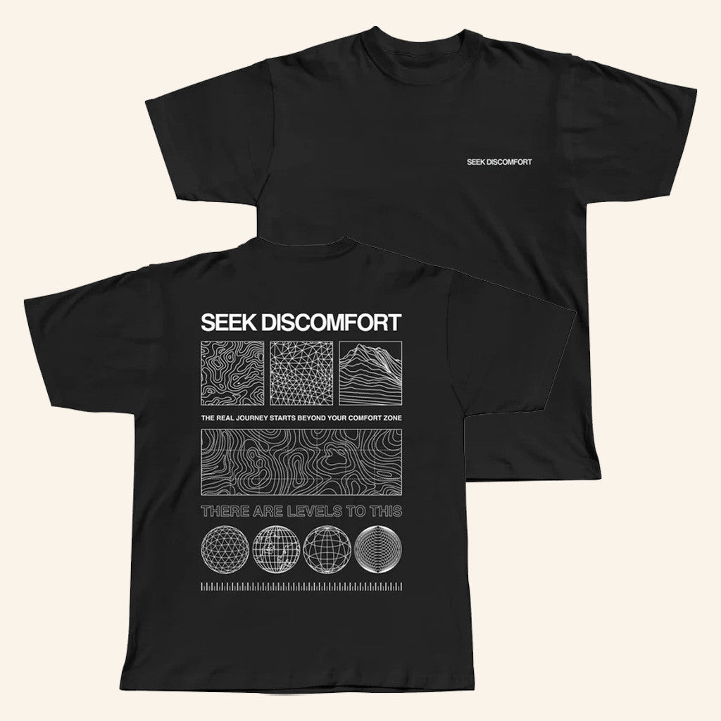 Seek Discomfort Merch Levels T-Shirt Gifts For Brother Seek Discomfort Merch Levels T-Shirt Gifts For Brother