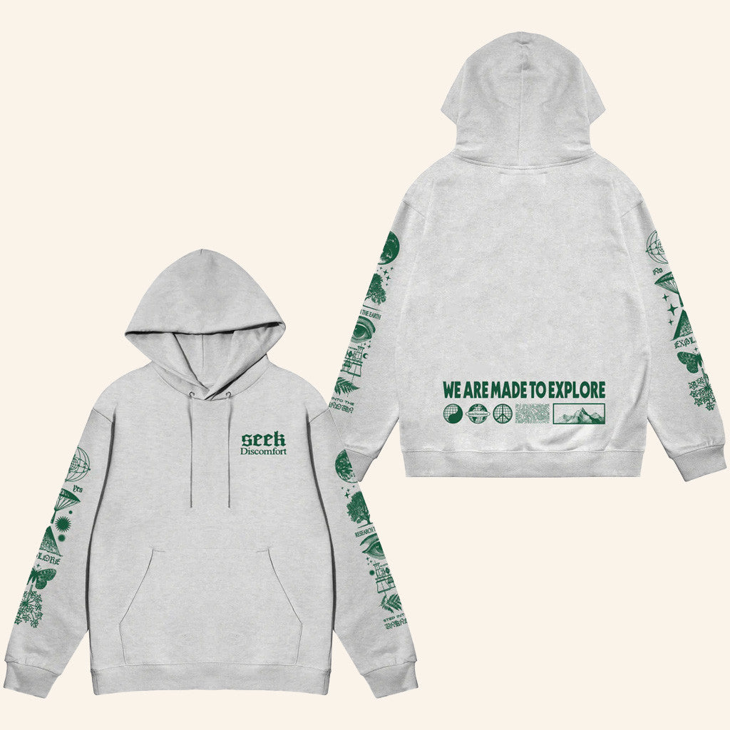 Seek Discomfort Merch Made To Explore Hoodie Gift Ideas For Husband