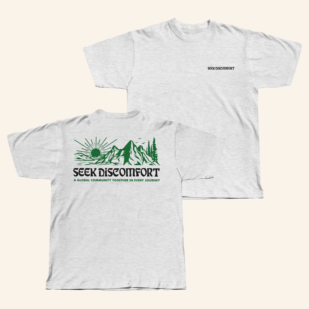 Seek Discomfort Merch Mountain Spirit Trail T-Shirt Gifts For Husband Seek Discomfort Merch Mountain Spirit Trail T-Shirt Gifts For Husband
