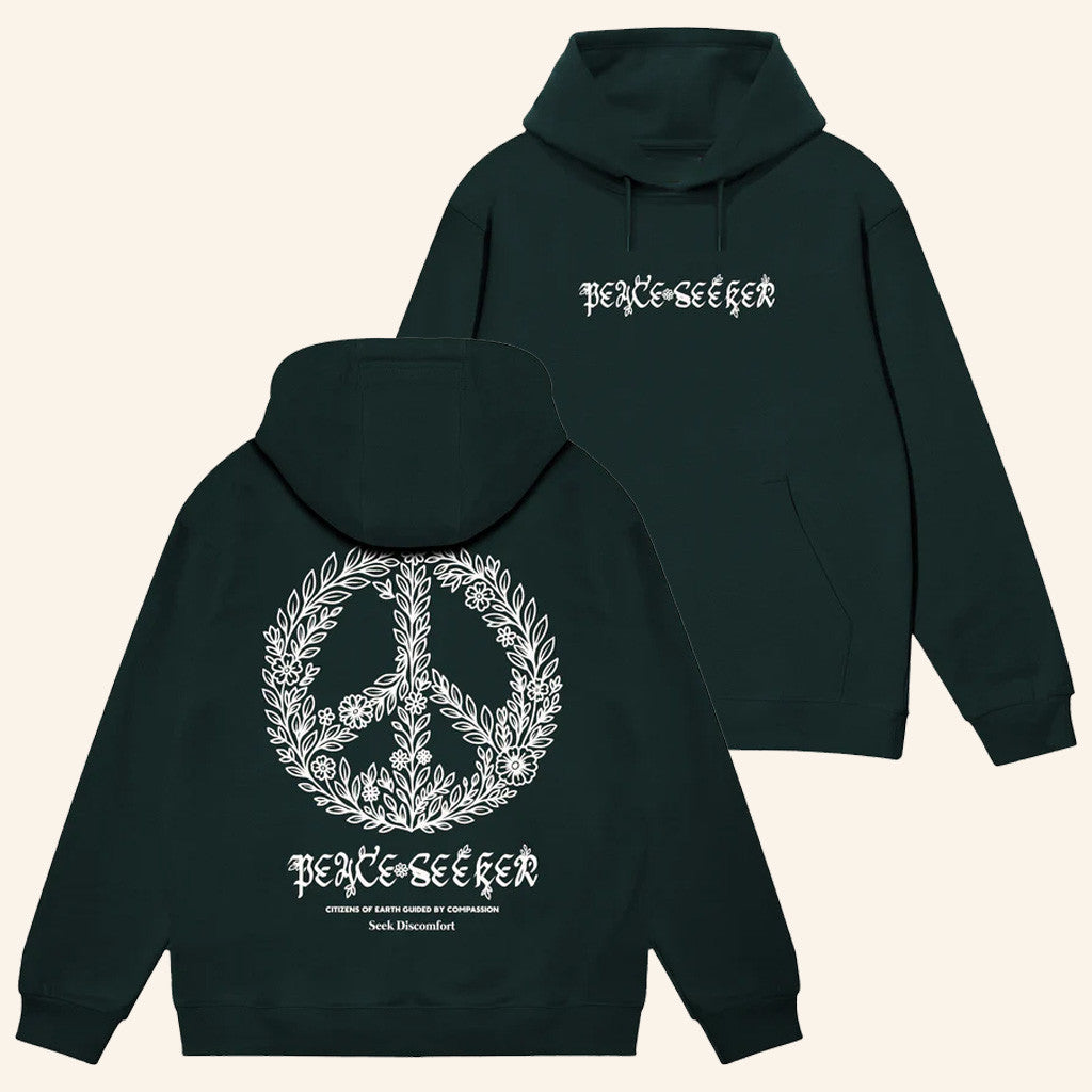 Seek Discomfort Merch Peace Seeker Hoodie Best Gifts For Girlfriend Seek Discomfort Merch Peace Seeker Hoodie Best Gifts For Girlfriend