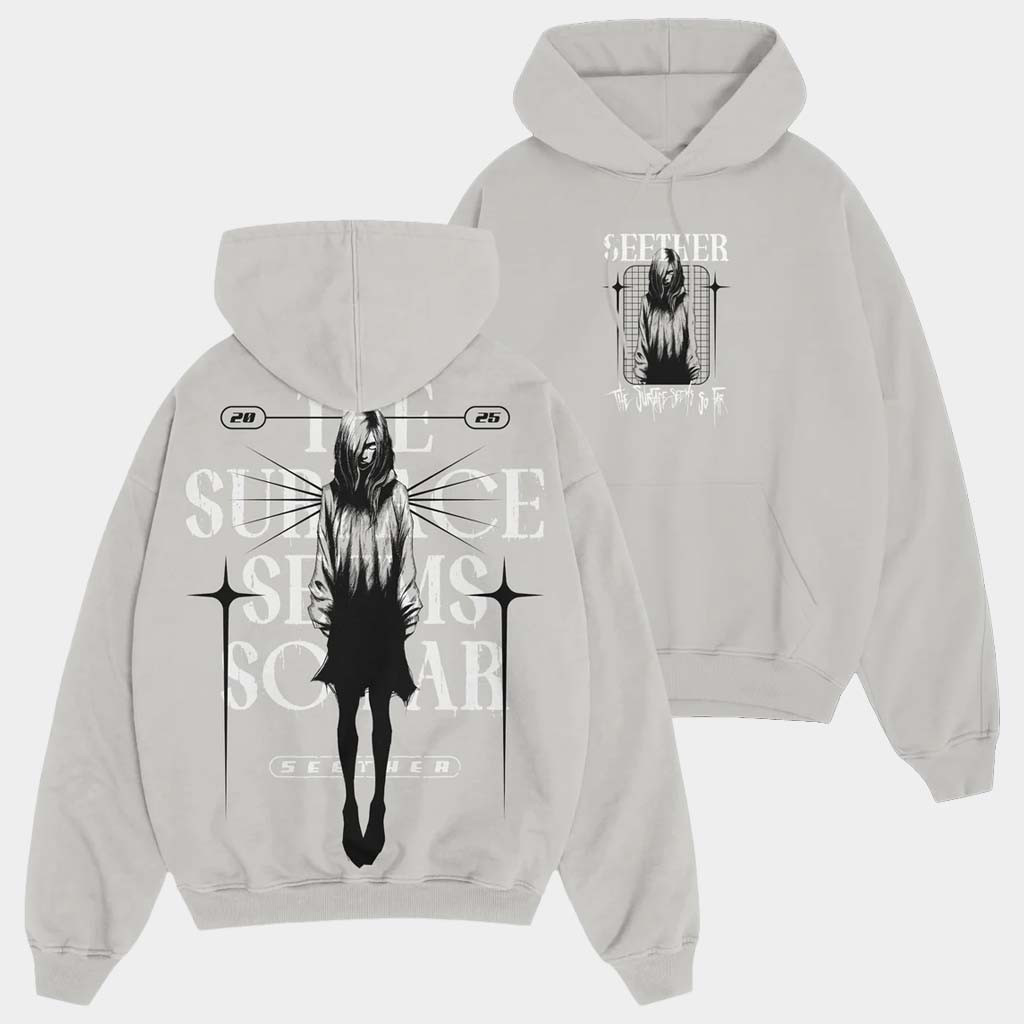 Seether Merch Surface Girl Smoke Hoodie Best Gifts For Rock Lovers
