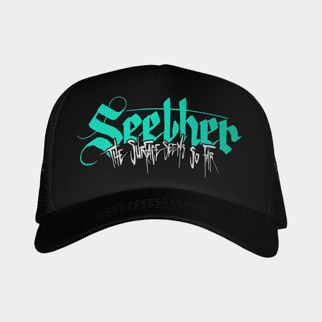 Seether Merch The Surface Seems So Far Trucker Hat Gifts For Music Lovers