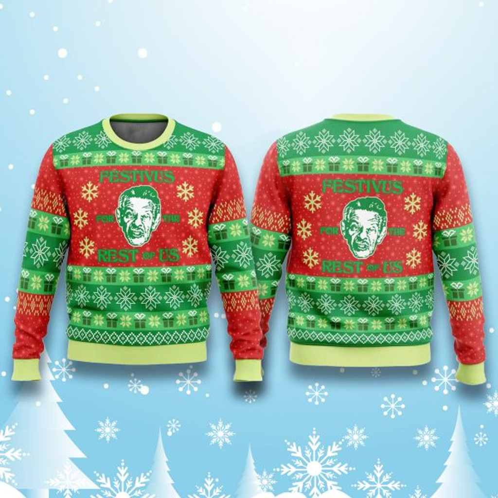 Seinfeld Festivus For The Rest of Us Christmas Ugly Sweater Xmas Presents For Husband