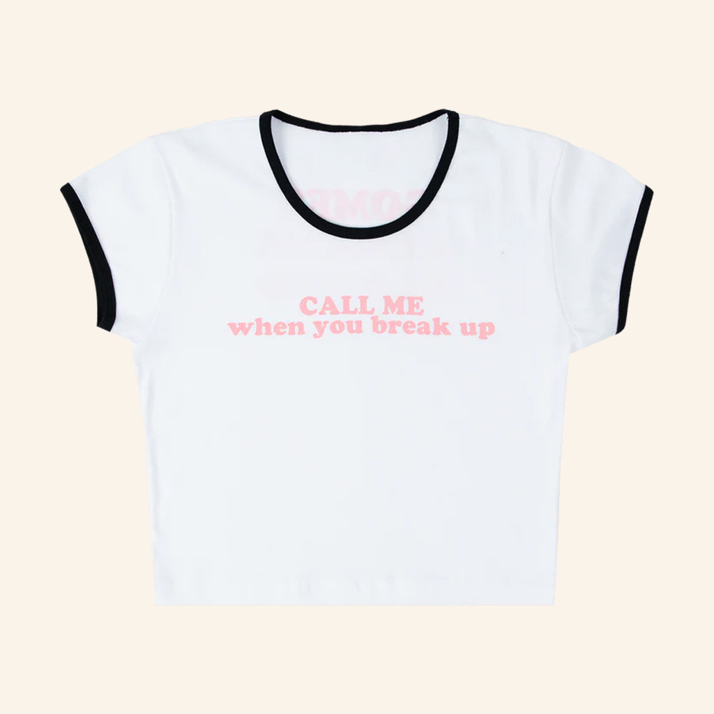 Selena Merch Call Me When You Break Up Baby Tee Presents For Music Lovers