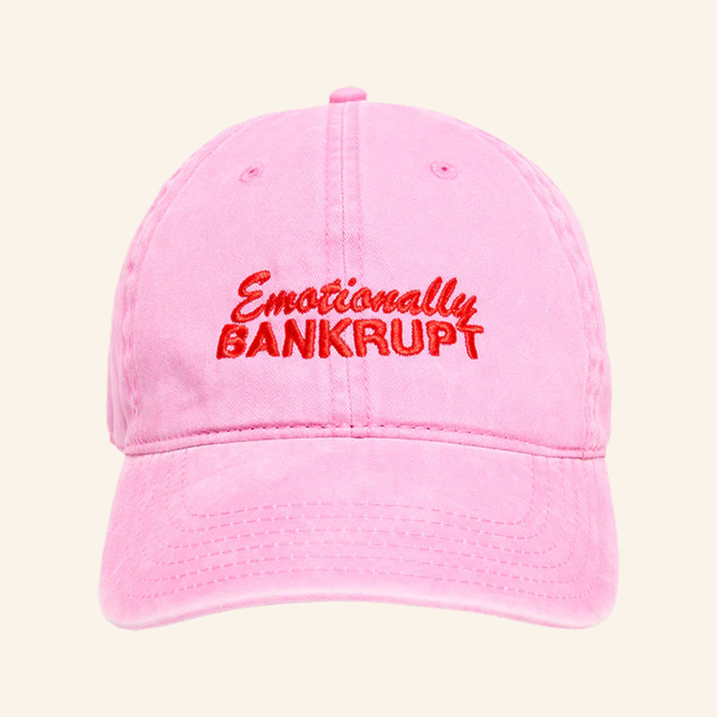 Selena Merch Emotionally Bankrupt Embroidered Hat Cool Gifts For Sister