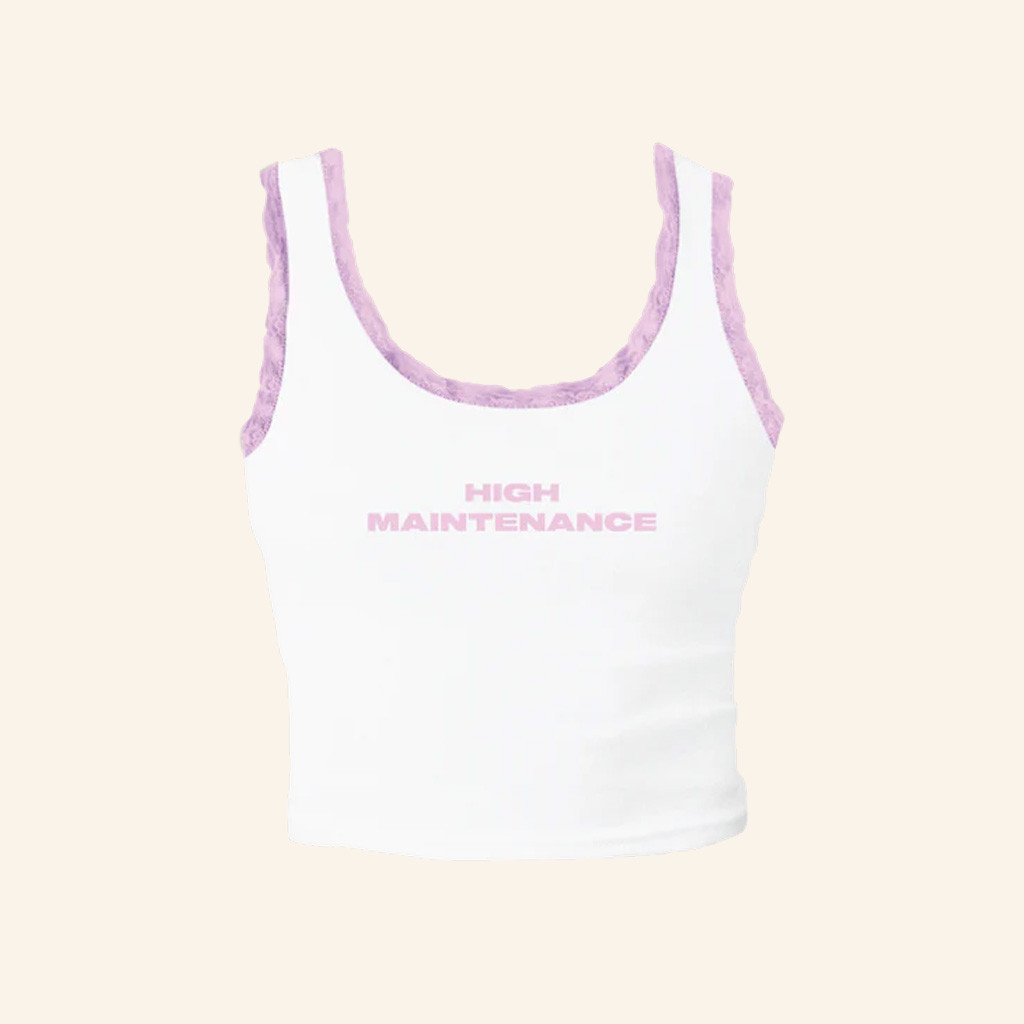 Selena Merch High Maintenance Lace Tank Best Gifts For Sister