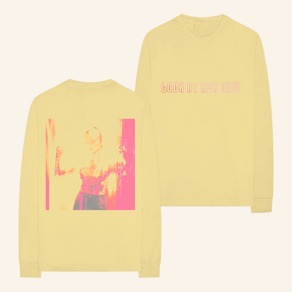 Selena Merch Look At Her Now Yellow Long Sleeve T-Shirt Best Gifts For Music Lovers Selena Merch Look At Her Now Yellow Long Sleeve T-Shirt Best Gifts For Music Lovers