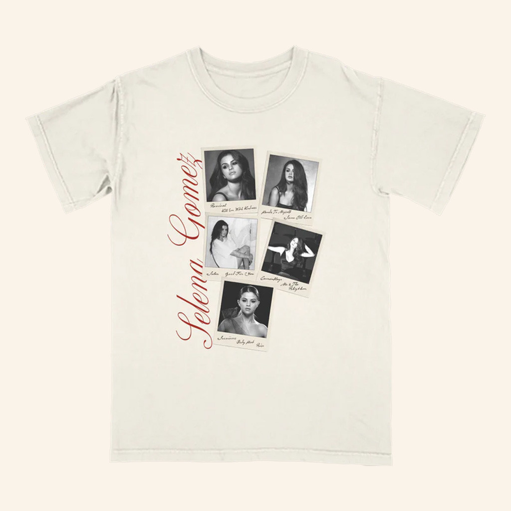 Selena Merch Revival Polaroid T-Shirt Presents For Music Lovers